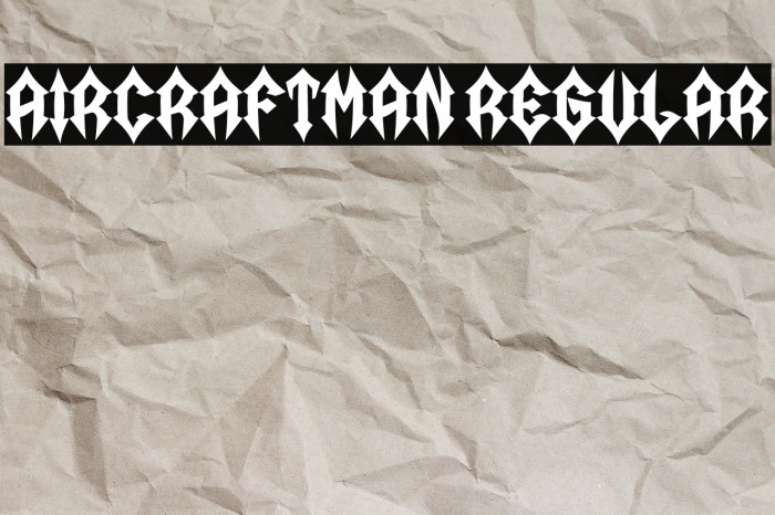 Aircraftman Regular Example 3