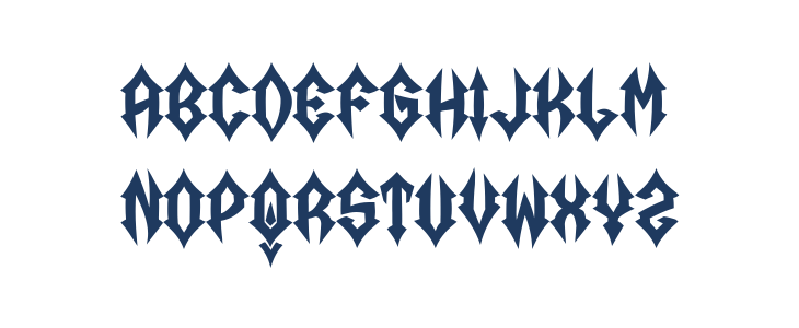 Aircraftman Regular Lowercase