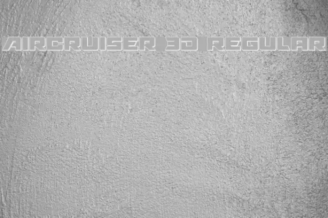 Aircruiser 3D Regular Example 3