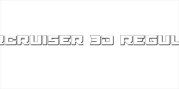 Aircruiser 3D Regular Logo