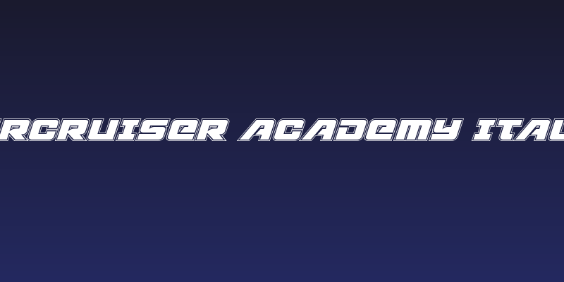 Aircruiser Academy Italic Social Header