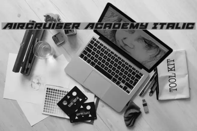 Aircruiser Academy Italic Font examples