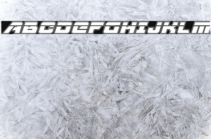 Aircruiser Academy Laser Italic Example 1