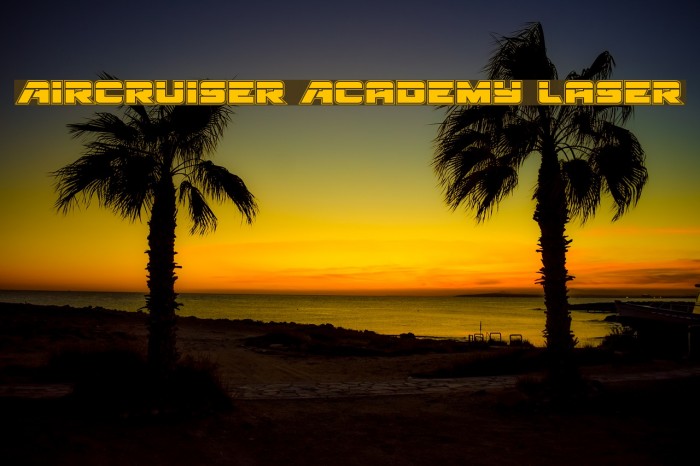 Aircruiser Academy Laser Font examples