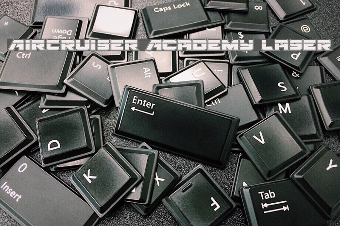 Aircruiser Academy Laser Font examples