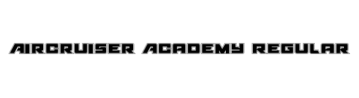 Aircruiser Academy Regular Font