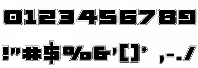 Aircruiser Academy Regular Font OTHER CHARS
