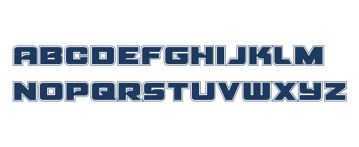 Aircruiser Academy Lowercase