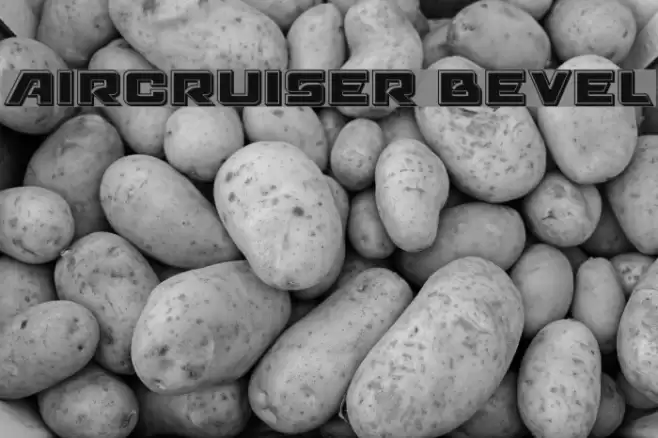 Aircruiser Bevel Font examples