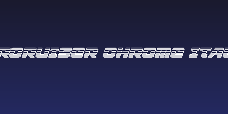 Aircruiser Chrome Italic Social Header