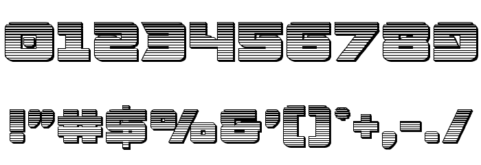 Aircruiser Chrome Font OTHER CHARS