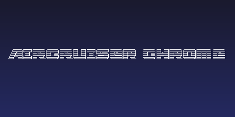 Aircruiser Chrome Social Header