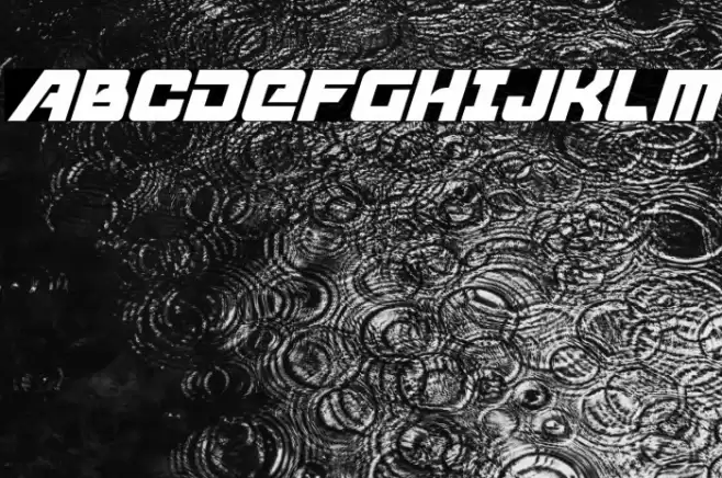 Aircruiser Condensed Italic Font examples