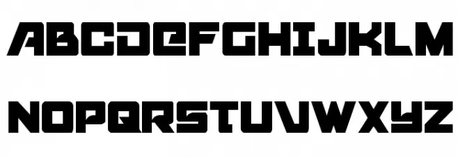 Aircruiser Condensed Schriftart Groß