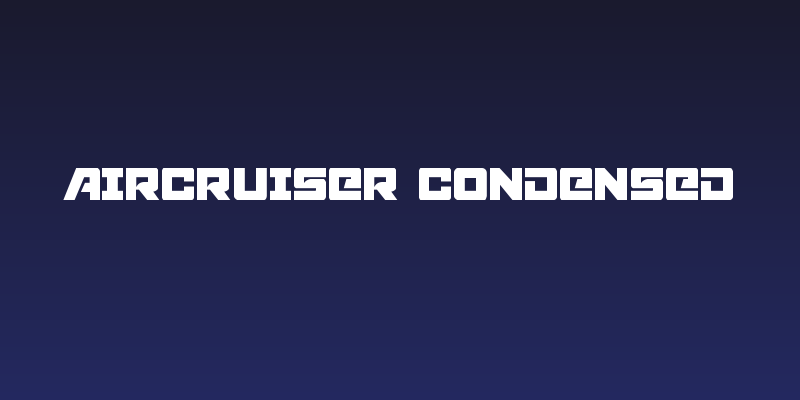 Aircruiser Condensed Social Header
