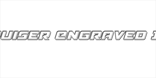 Aircruiser Engraved Italic Logo