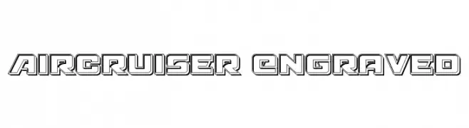 Aircruiser Engraved  baixar fontes gratis