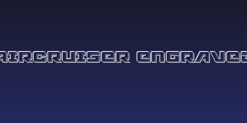 Aircruiser Engraved Social Header