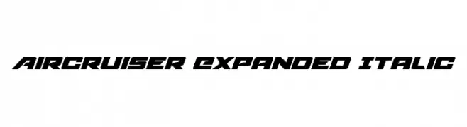 Aircruiser Expanded Italic 