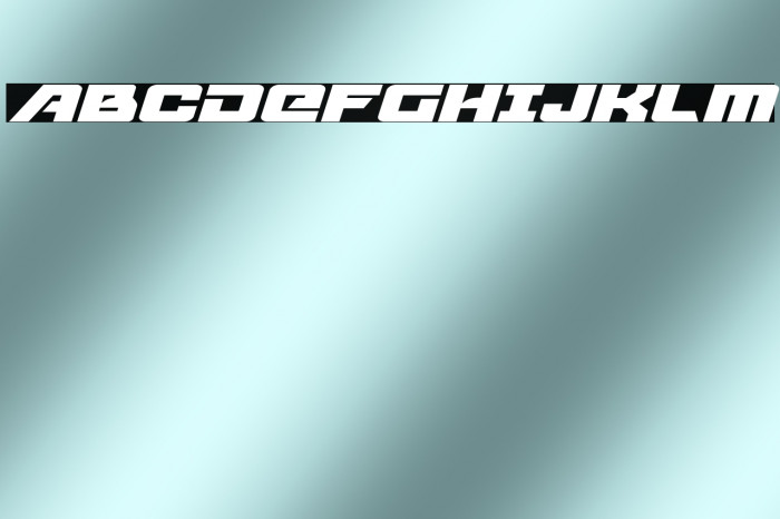 Aircruiser Expanded Italic Example 2