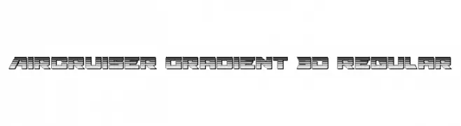 Aircruiser Gradient 3D Regular 