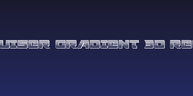 Aircruiser Gradient 3D Regular Social Header