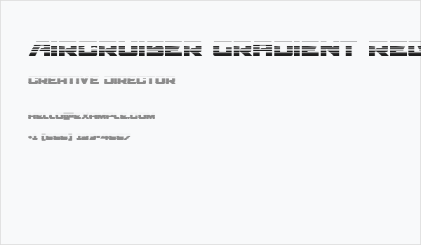 Aircruiser Gradient Regular Business Card