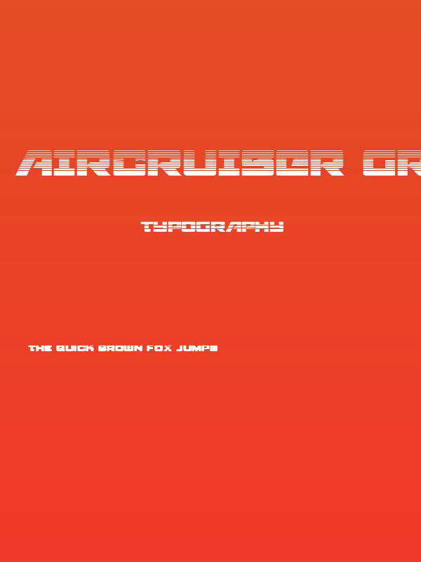 Aircruiser Gradient Regular Poster