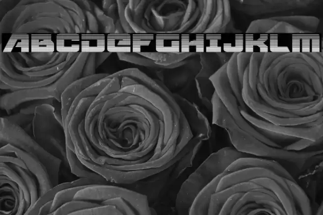 Aircruiser Gradient Font examples