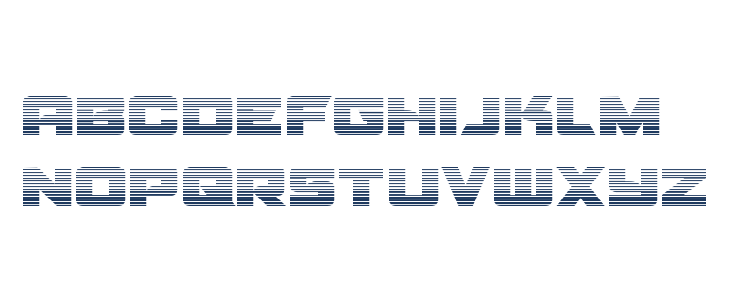 Aircruiser Gradient Lowercase
