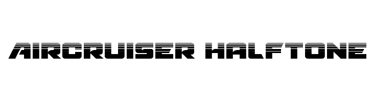 Aircruiser Halftone  免费字体下载
