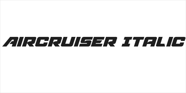 Aircruiser Italic Logo