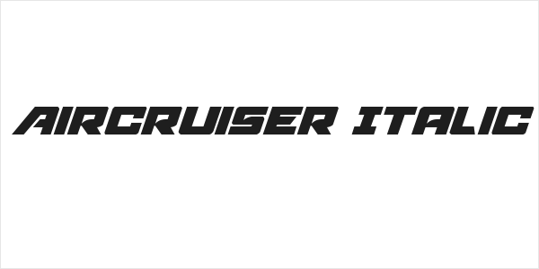 Aircruiser Italic Logo
