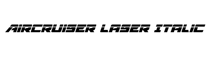 Aircruiser Laser Italic  لخطوط تنزيل