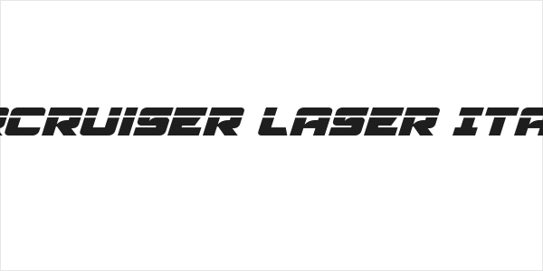 Aircruiser Laser Italic Logo