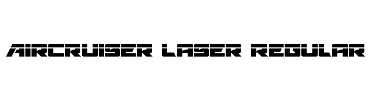 Aircruiser Laser Regular  免费字体下载