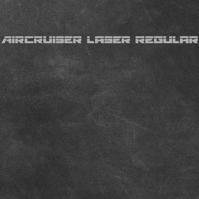 Aircruiser Laser Regular Example 3
