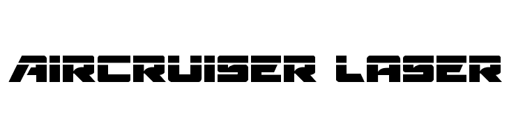 Aircruiser Laser  नि: शुल्क फ़ॉन्ट्स डाउनलोड
