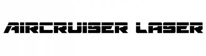 Aircruiser Laser  Fuentes Gratis Descargar
