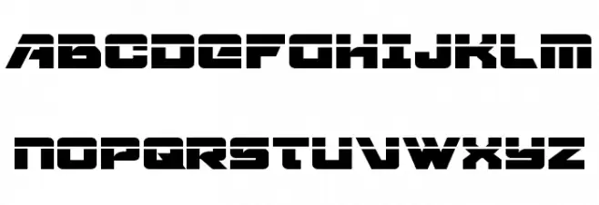 Aircruiser Laser Font Litere mari