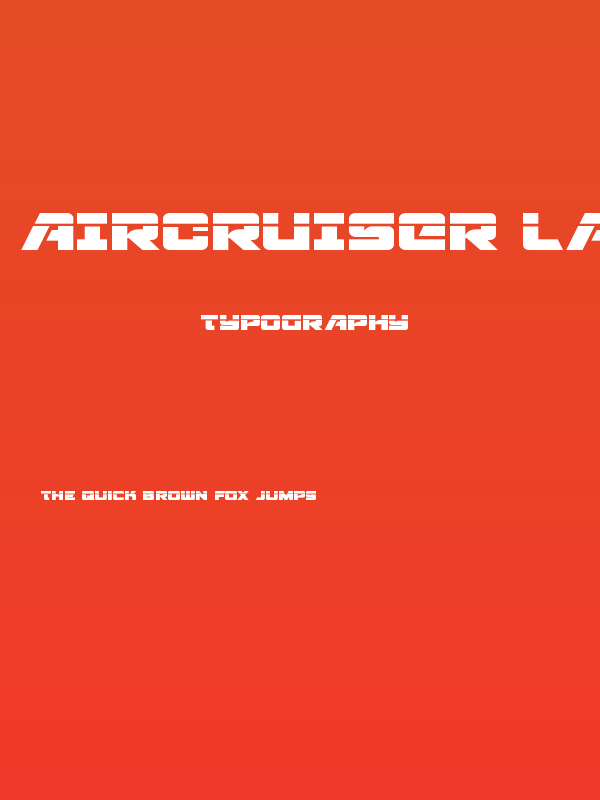 Aircruiser Laser Poster