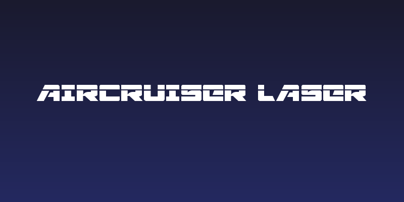 Aircruiser Laser Social Header