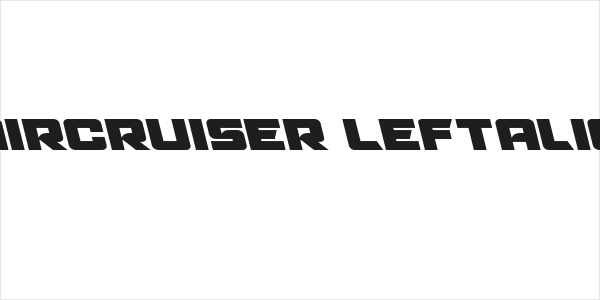 Aircruiser Leftalic Logo
