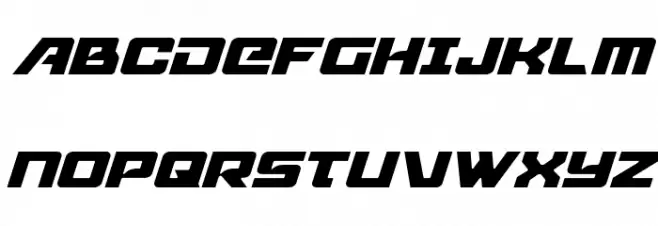 Aircruiser Light Italic Fonte MAIÚSCULAS