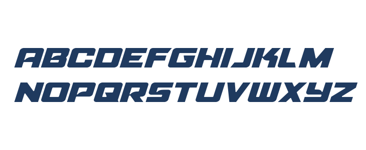 Aircruiser Light Italic Lowercase