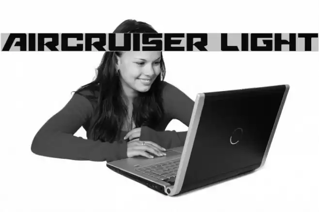 Aircruiser Light Font examples
