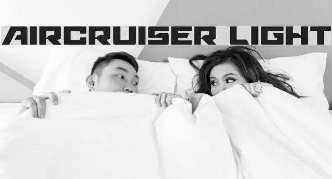 Aircruiser Light Font examples