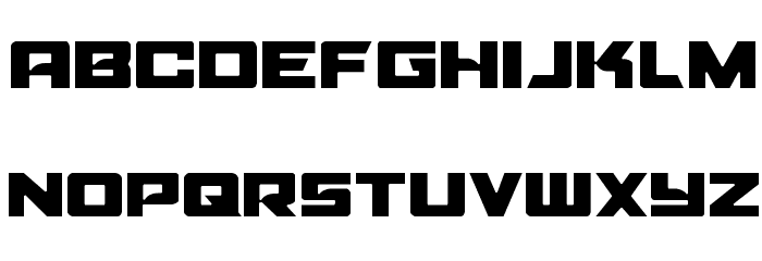 Aircruiser Light Font LOWERCASE