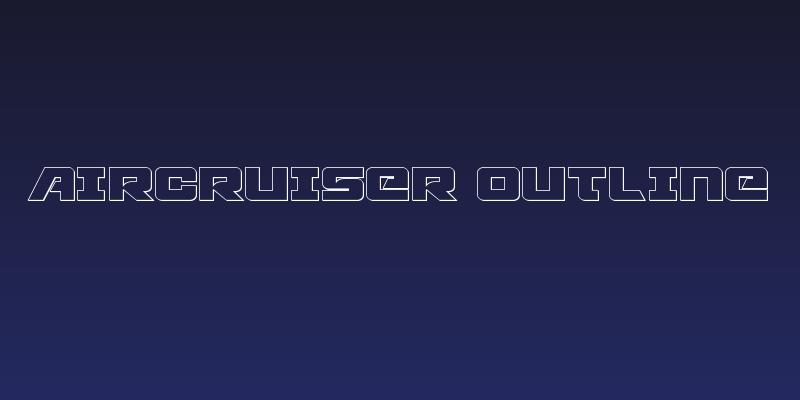 Aircruiser Outline Social Header