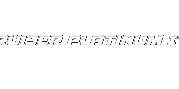 Aircruiser Platinum Italic Logo